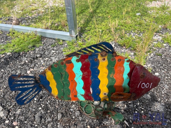 Fish Lawn Art