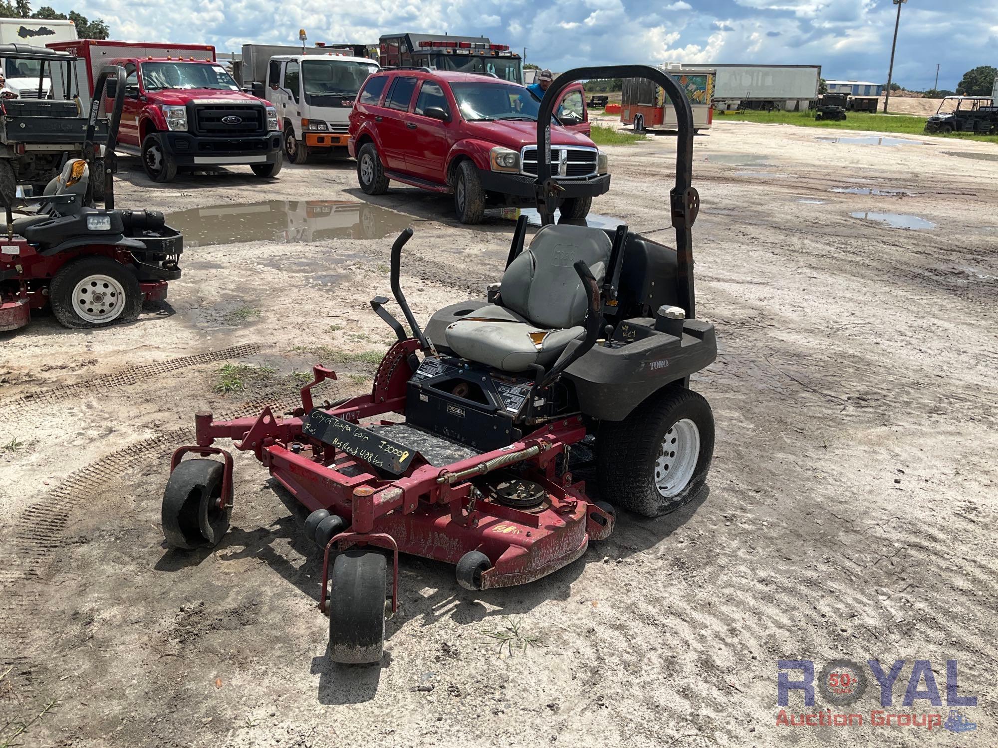 2012 Toro 74266 Zero Turn 52 Inch Diesel Mower | Proxibid