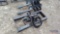 Unused Wolverine Skid Steer Auger Attachment with 2 Bits