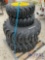 (4) Unused Tractor Tires with Wheels