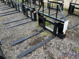 Unused Mower King Skid Steer Forks and Frame