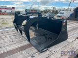 Unused 66? Tomahawk Grapple Bucket Skid Steer Attachment