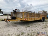 2013 Texas Trailers T/A Landscape Trailer with Fold Down Ramp