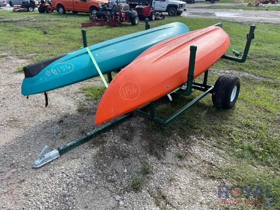 Two Kayaks and trailer