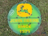 John Deere Metal Sign