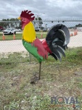 Large Metal Rooster