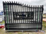 Unused Greatbear 20FT Bi-Parting Wrought Iron Gate
