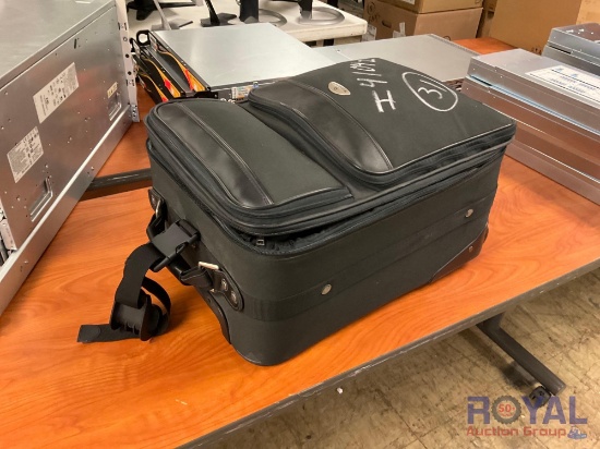 Projector with case
