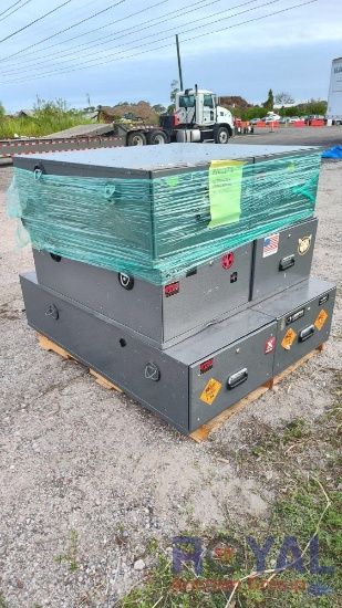 (3) TSS Tactical Two Drawer Storage Box with Keylock