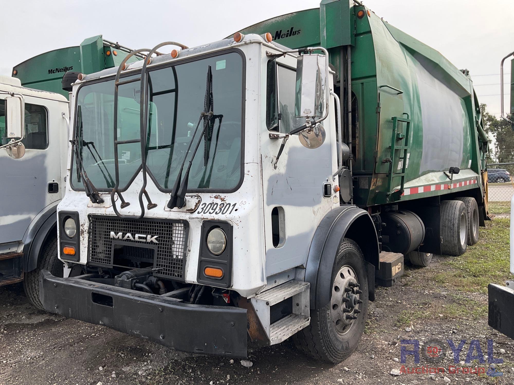 2003 Mack MR688S Tri Axle McNeilus Rear Loader | Proxibid