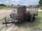 Single axle trailer with Tar Pump