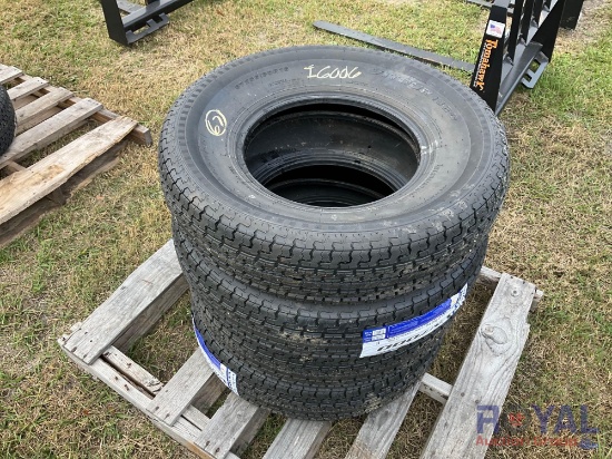 Set of 4 2022 ST235/80R16 Radial Trailer Tries