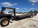 2008 Trail King TK32 Goose Neck Flatbed Trailer