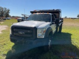 2012 Ford F-550 4X4 Service Crane Dump Truck