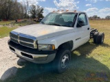 2001 Dodge Ram Cab And Chassis