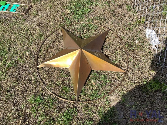 Decorative Metal Star Sign