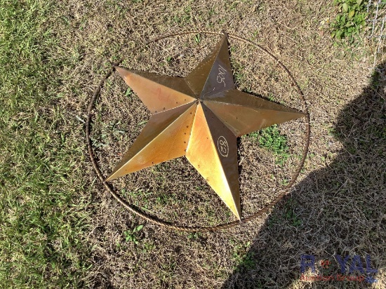Decorative Metal Star Sign