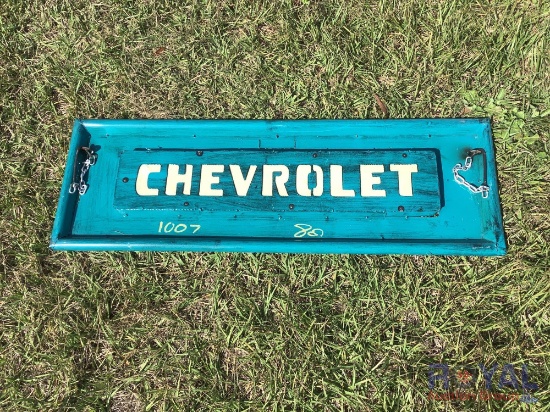 Chevrolet Metal Tailgate Wall Art