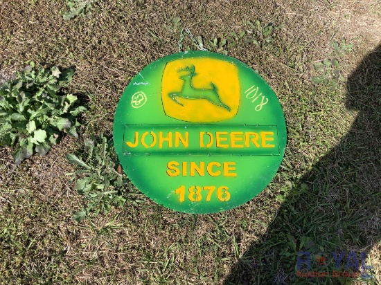 John Deere Metal Decorative Sign