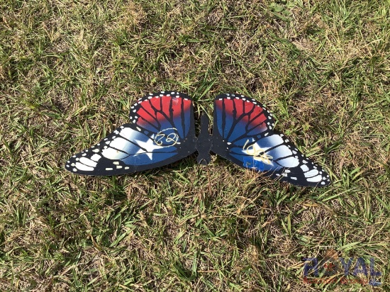 Small Butterfly Metal Decoration
