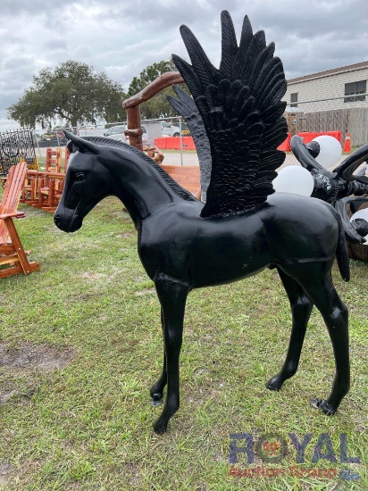 Large Pegasus Decorative Art Statue