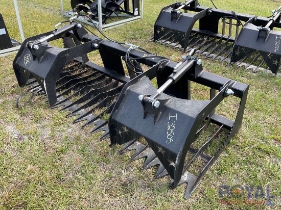 2022 Skid Steer Grapple Rake Attachment