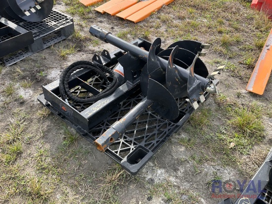 2022 Wolverine Skid Steer Auger attachment