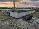 36ft concrete floating dock with ramp.