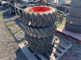 (4) 2022 Skid Steer Tires with Wheels