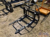 Kivel Skid Steer Pallet Forks Attachment