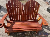 Two Person Red Cedar Glider