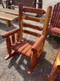 Red Cedar Rocking Chair