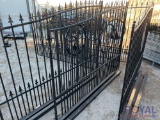 2 8ft Wrought Iron Gates