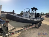 Rigid Inflatable Boat with trailer