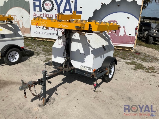 2009 Hal-Brite L893 Towable Light Tower Runway Closure Marker