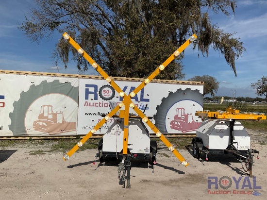 2008 Hali-Brite L893 Towable Light Tower Runway Closure Marker