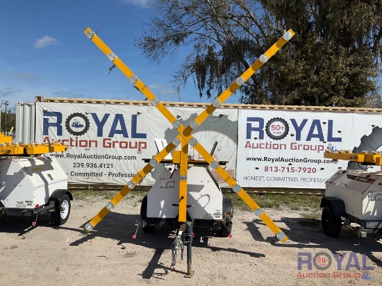 2008 Hall-Brite L893 Towable Light Tower Runway Closure Marker