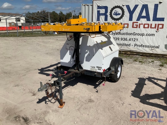 2008 Hall-Brite L893 Towable Light Tower Runway Closure Marker
