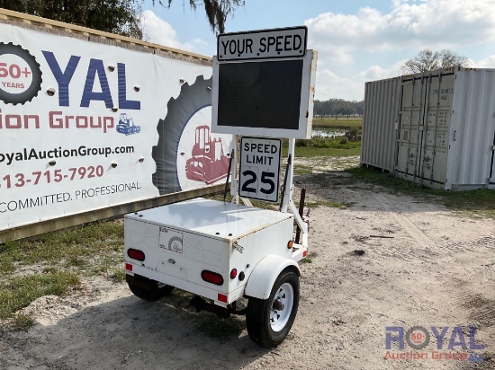 2009 RU2 Systems Towable Radar Speed Limit Sign