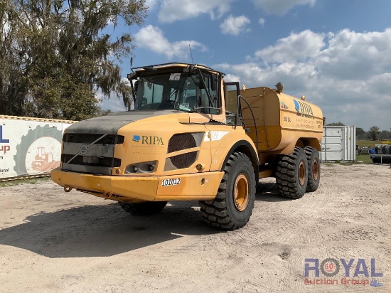 2012 Volvo A25F 5,000 Gallon Articulated Off-Road Water Truck