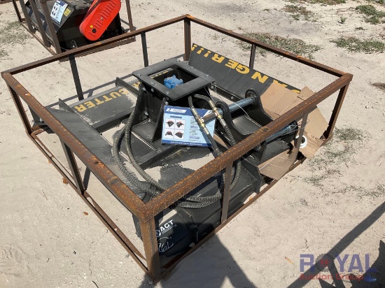 2022 Agrotk EXRC54 Brush Cutter Excavator Attachment