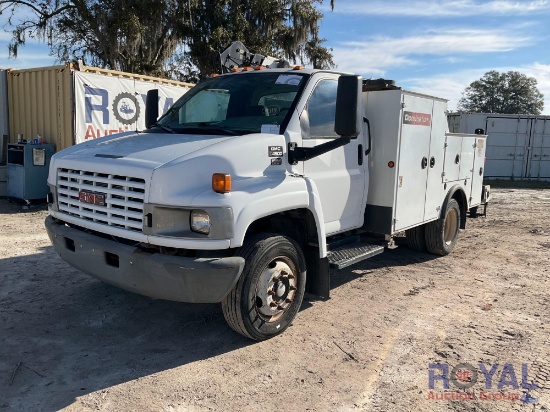 2007 GMC C4500 IMT 7500 lbs Crane Mechanics Truck