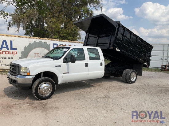 2004 Ford F-550 Crew Cab Dump Truck