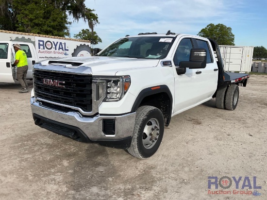 2020 GMC 3500 HD 4X4 Flat Bed Hauler Truck