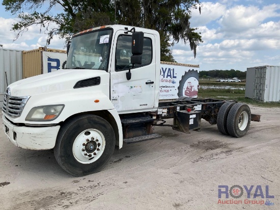 2009 Hino 338 Cab and Chassis Wet Kit Truck