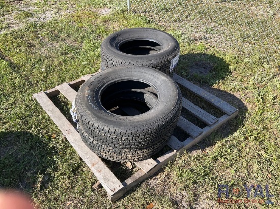 Set of 4 2023 ST205/75R15 Radial Trailer Tires