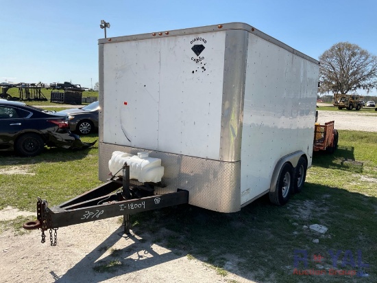2016 Diamond Cargo 12FT T/A Enclosed Trailer