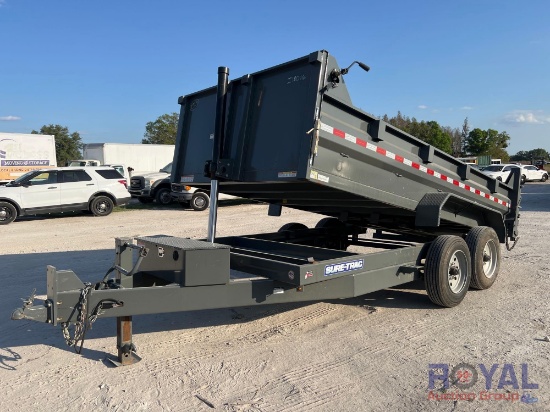 2021 SURE TRAC T/A 14Ft Hydraulic Dump Trailer