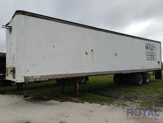 1984 Fruehauf Semi Dry Van Trailer