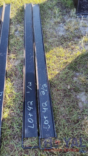 Pair of 2023 7FT Pallet Fork Extensions